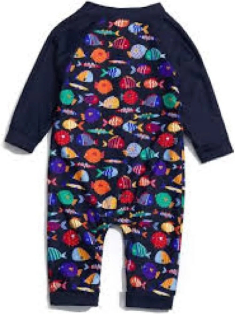 UpandFast Toddler UPF50+ 1pc Zipper Swimsuit Rashguard 9-12 months ! 🐟🐠